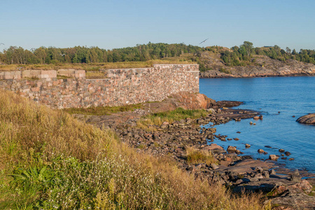 堡垒在芬兰堡 Sveaborg, 海堡垒海岛在赫尔辛基, 芬兰