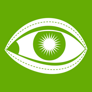 眼睛图标绿色整形手术