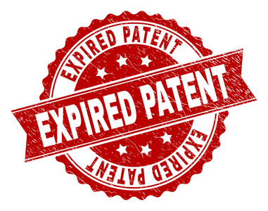 专利黄金概念符号设计,矢量标志插图.