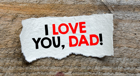 我爱你，爸爸 题词