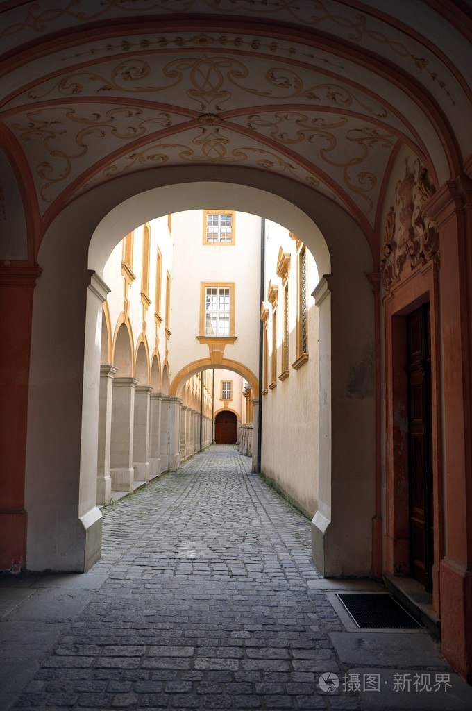 内部的修道院梅尔克，奥地利