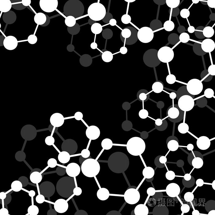 分子dna 结构的抽象背景矢量图,eps10