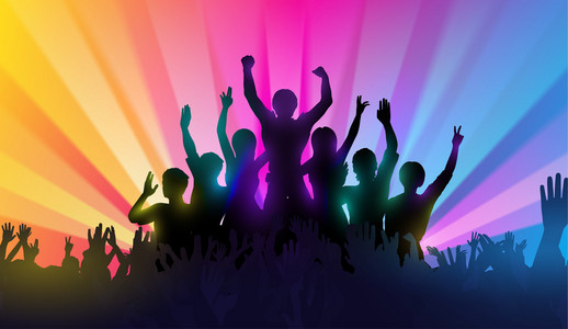 音乐节狂欢图片-音乐节狂欢素材-音乐节狂欢插画-摄图新视界