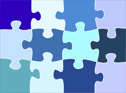 拼图形状背景图片