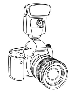 素描相机图片