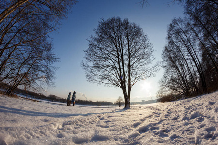 多雪的冬季性质