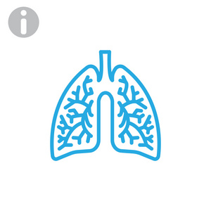 人肺图标