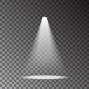 聚光灯的效果.矢量图照片