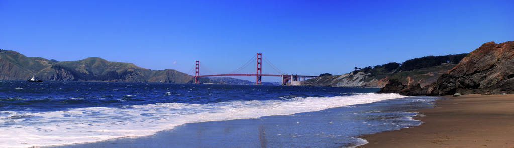 金门是北美洲西海岸的一海峡, 连接着旧金山湾和太平洋.