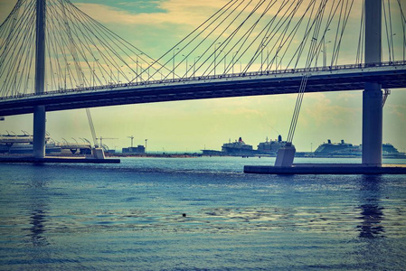 大立交桥特写图片