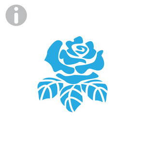 玫瑰花图标图片-玫瑰花图标素材-玫瑰花图标插画-摄图新视界