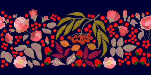 宽的边界与罗恩, 草莓和叶子