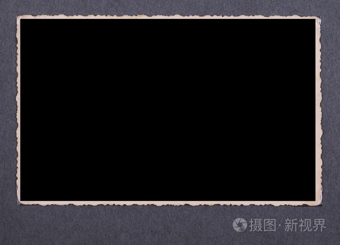 空白页旧相册,一张老照片