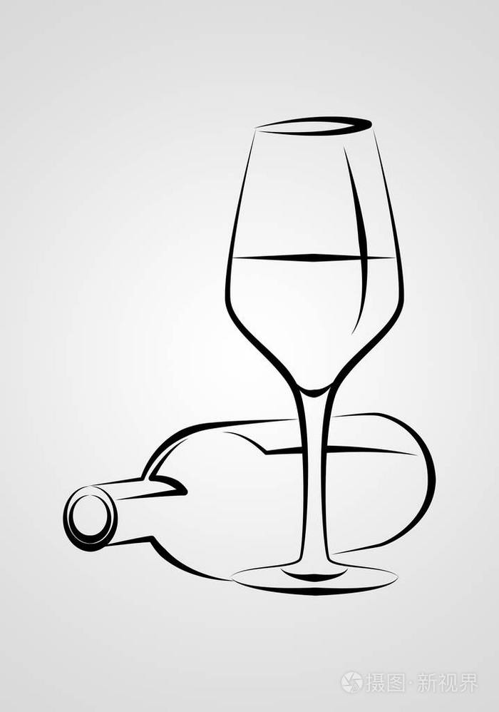 葡萄酒艺术插图的创作背景