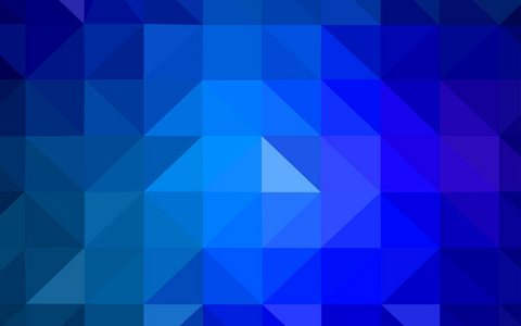浅蓝色矢量三角形镶嵌罩。带有三角形的抽象样式的彩色插图。全新的商务设计风格