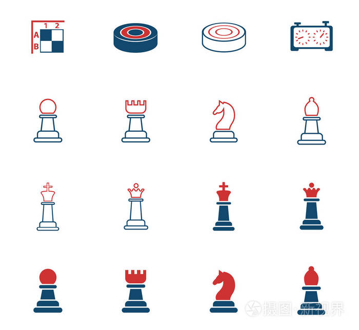 国际象棋图标集