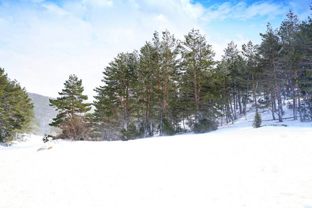 西班牙特鲁埃尔 Valdelinares 雪滑雪区