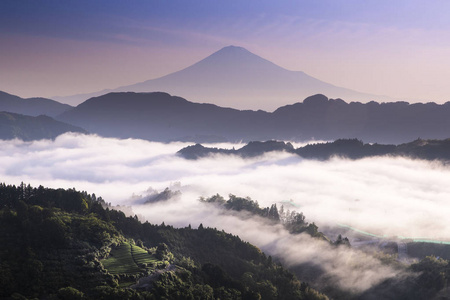 晨泉海雾之山