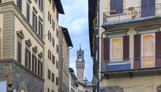 狭窄的街道 Florence.Italy