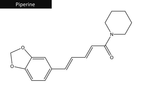 胡椒碱分子的结构