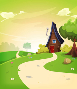 景观小路图片-景观小路素材-景观小路插画-摄图新视界