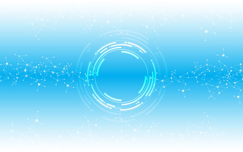 抽象的技术背景高科技通信概念创新背景矢量图照片