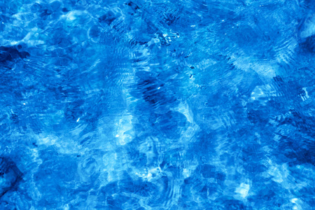 蓝色海浪的宏观背景的相片