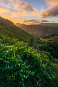 山日落旧金山