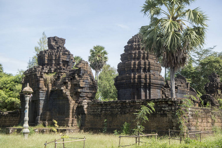 柬埔寨 Prasat Kuha Nokor 南部的高棉寺