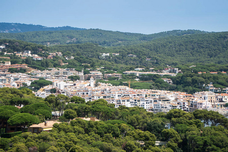 蒙罗奇德尔花园 Palafrugell 的景观