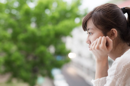 女人与抑郁症站