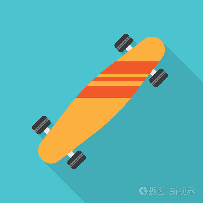 滑板平面图标