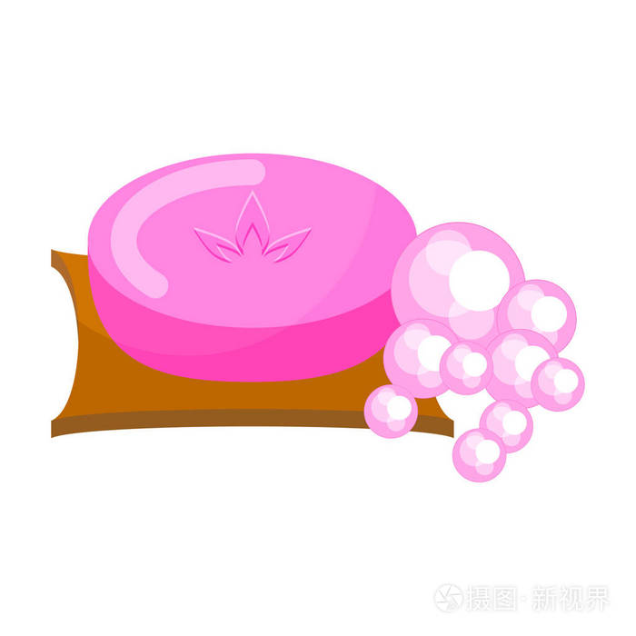 粉色肥皂泡沫气泡矢量插画-正版商用图片0r0e1q-摄图新视界