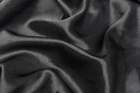 纹理黑色丝绸面料背景图片