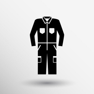 裤子图标服装背心, 裤子安全设备防护工作服图标标志照片