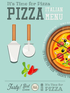 意大利披萨海报图片