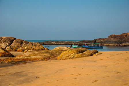 Om 海滩，戈卡纳，印度卡纳塔克
