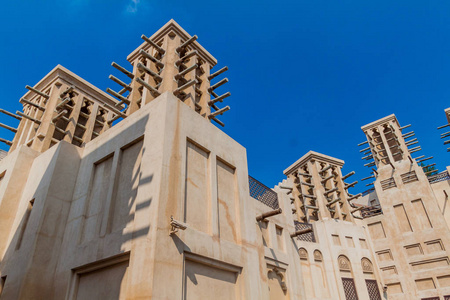 阿联酋迪拜朱美的传统风电塔