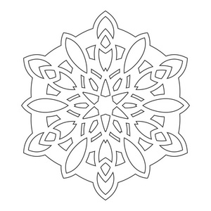 华丽的雪花图片