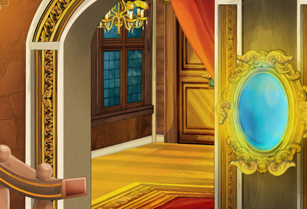 城堡内部楼梯图片-城堡内部楼梯素材-城堡内部楼梯插画-摄图新视界