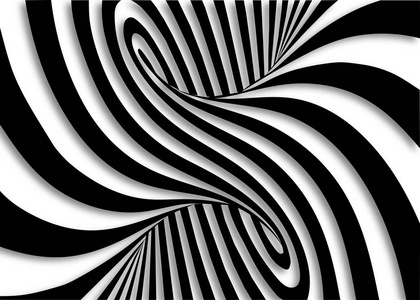 黑白线条光学错觉水平背景照片