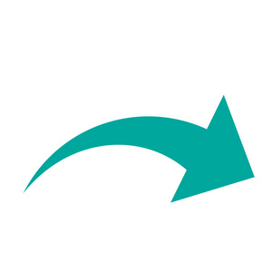 平的箭头图标照片