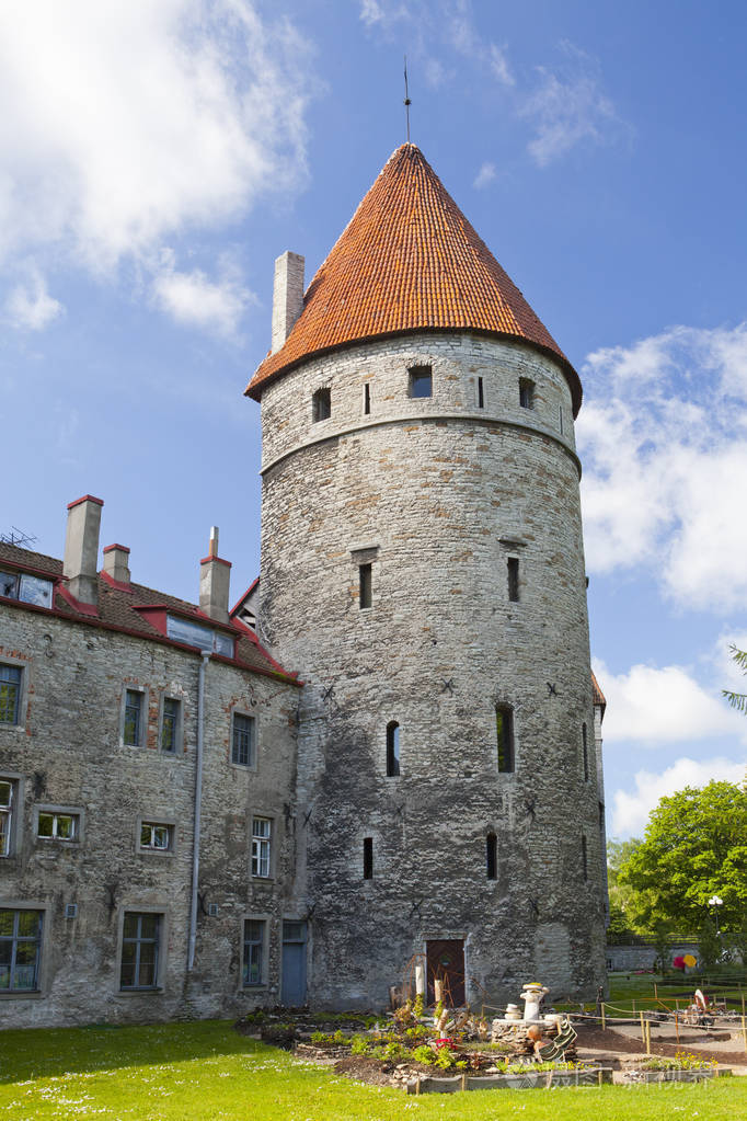 中世纪塔, 城墙的一部分, 塔林, 爱沙尼亚