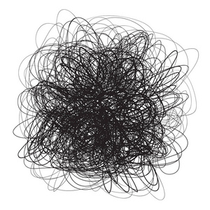 潦草的素描. 背景与行数组. 混乱和混乱照片