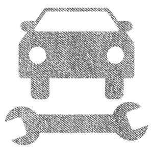 汽车修理织物纹理的图标
