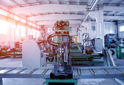 详细说明工业设备.背景照片