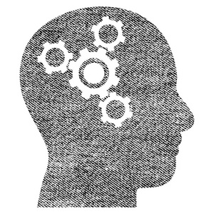 脑力学织物纹理的图标图片