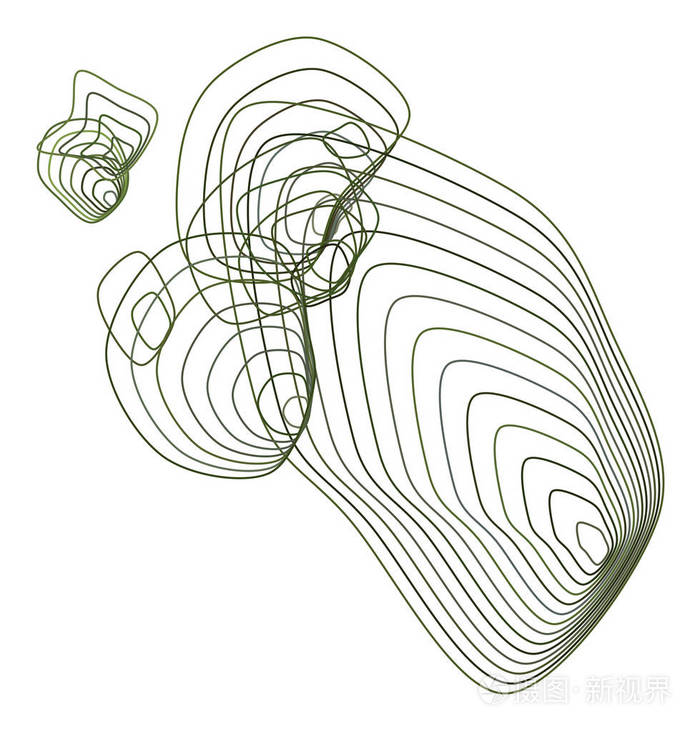 设计的几何概念背景路径线模式矢量插图图形