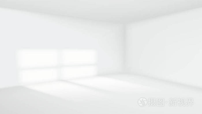 空房间内白色背景.eps10 矢量