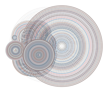 抽象色的几何圆, 气泡, 球形或椭圆形图案。适合网页, 墙纸, 平面设计, 目录, 纹理或背景。矢量插图图形